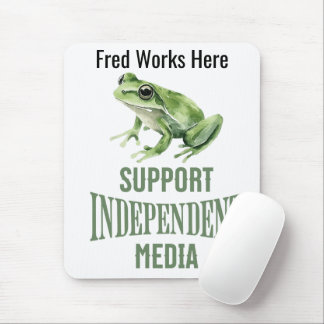 Personalised Support Independent Media  Mouse Pad