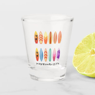 Personalised Surfboards Shot Glass