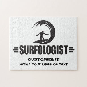 Personalised Surfer Jigsaw Puzzle