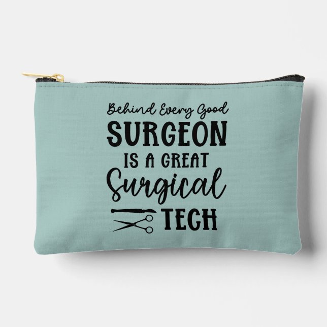 Personalised Surgical Tech | Surgical Technologist Accessory Pouch (Front)