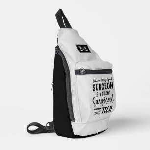 Personalised Surgical Tech   Surgical Technologist Sling Bag
