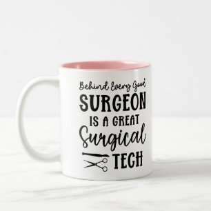 Personalised Surgical Tech Surgical Technologist Two-Tone Coffee Mug