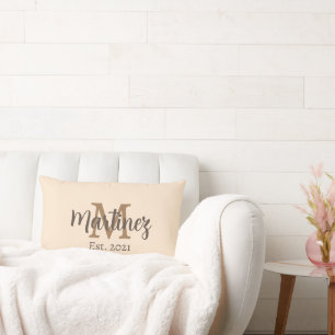 Personalised Surname Wedding Pillow