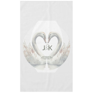 Personalised Swan Tablecloth