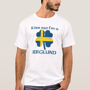 Personalised Swedish Kiss Me I'm Berglund T-Shirt
