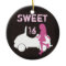 Personalised Sweet 16 Girl and Car ~ Pink, Brown