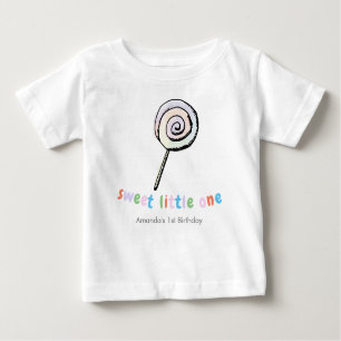 Personalised Sweet Little One Baby Girl Kids Baby T-Shirt