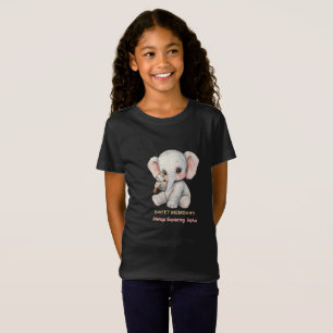 Personalised Sweet Memories Elephant Kids T-Shirt