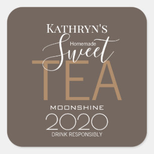 Personalised Sweet Tea Label