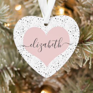 Personalised sweetheart ornament
