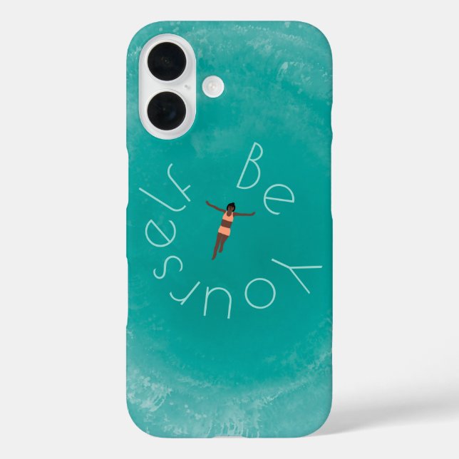 Personalised swimming in the blue ocean Case-Mate iPhone case (Back)