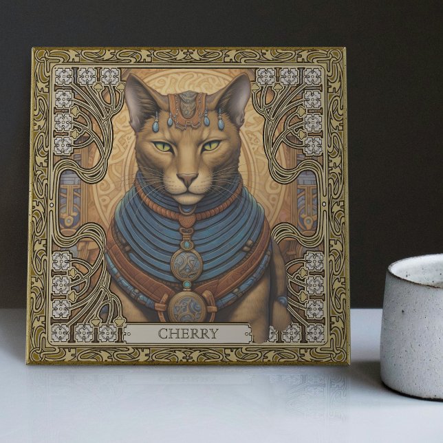 Personalised Symmetrical Harmony Cat Spirit Animal Tile (Creator Uploaded)