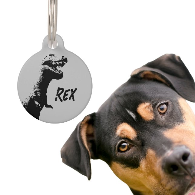 Personalised T-Rex Pet Tag (Creator Uploaded)