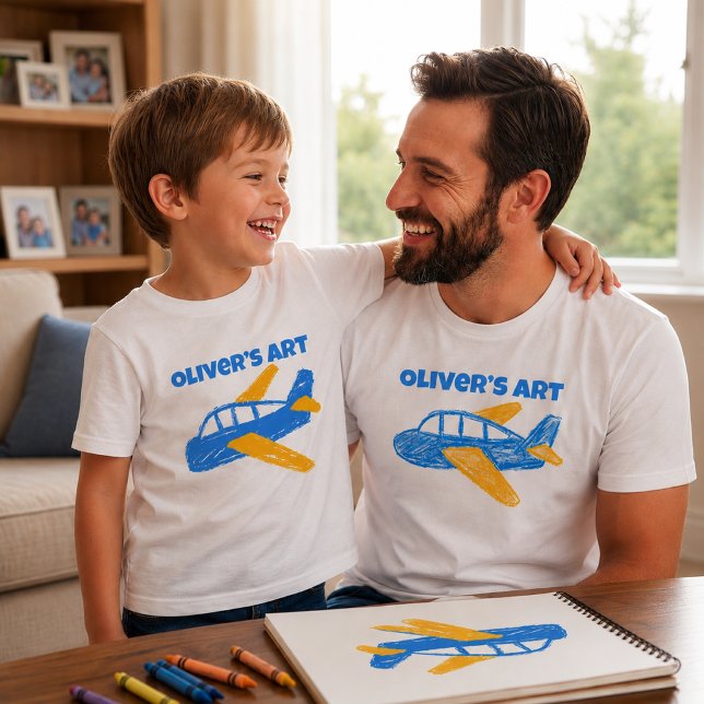 Personalised T-Shirt with Your Child’s Artwork  (Creator Uploaded)