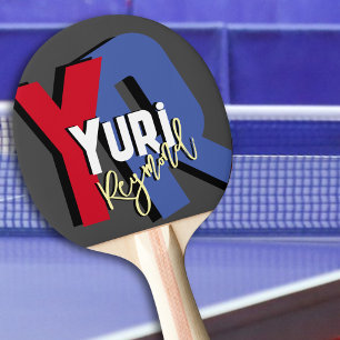 Personalised Table Tennis Player Ping Pong Paddle