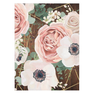 Personalised Tablecloth Geometric Garden Rose Barn