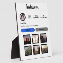 Personalised Tabletop Plaque with Easel