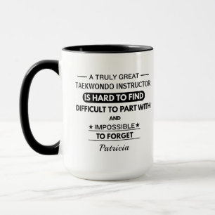 Personalised Taekwondo Instructor Mug