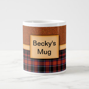 Personalised Tartan Mug