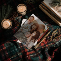 Personalised Tartan Plaid Custom Family Name Photo