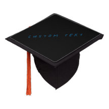 Personalised Tassel Topper Custom Text Printed Hat