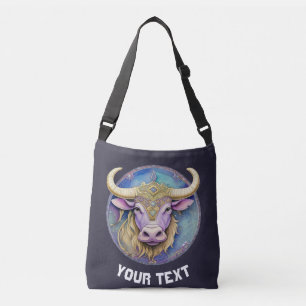 Personalised Taurus Zodiac  Crossbody Bag