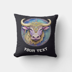 Personalised Taurus Zodiac  Cushion