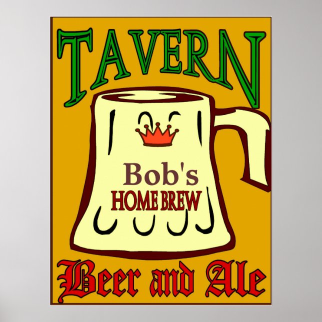 Personalised Tavern Sign (Front)