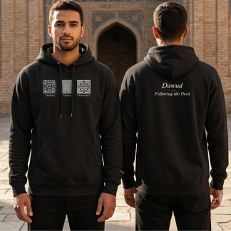 Personalised Tawhid Tawba Tawwakul Islamic Mens Hoodie