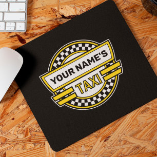 Personalised Taxi Sign Mouse Pad