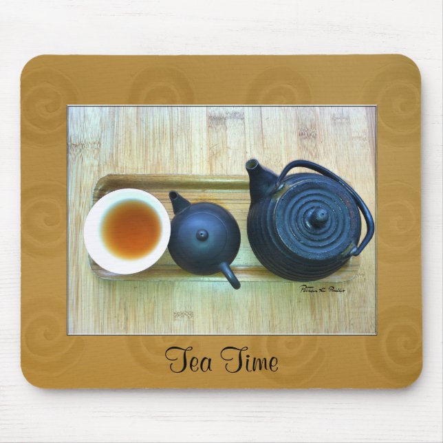 Personalised Tea Setting Still Life Photograph  Mouse Pad (Front)