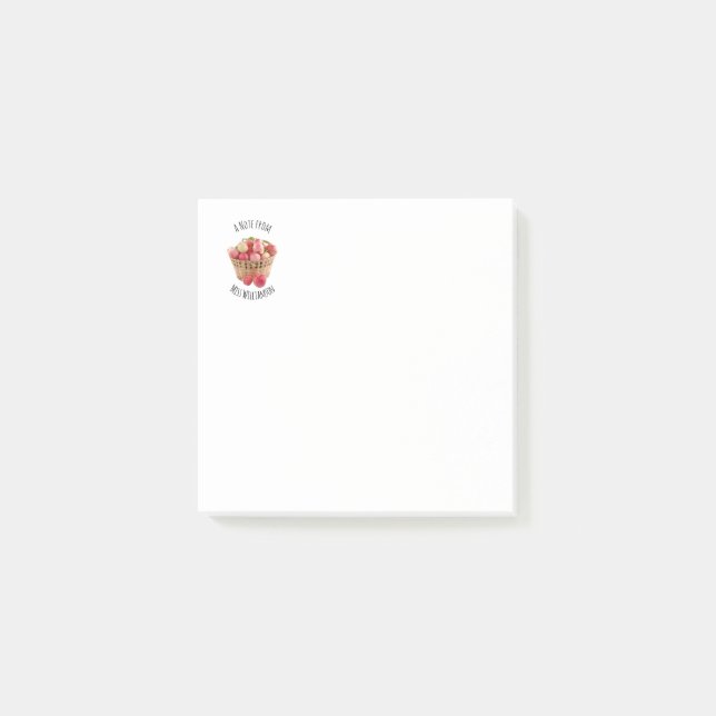 Personalised TEACHER APPRECIATION Apples 3x3 Post-it Notes (Front)