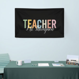 Personalised Teacher Appreciation Back to School  Banner