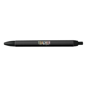 Personalised Teacher Appreciation Back to School  Black Ink Pen