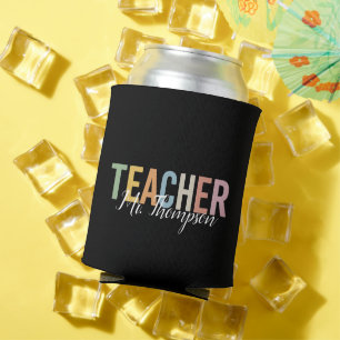Personalised Teacher Appreciation Back to School Can Cooler