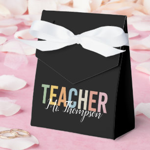 Personalised Teacher Appreciation Back to School  Favour Box