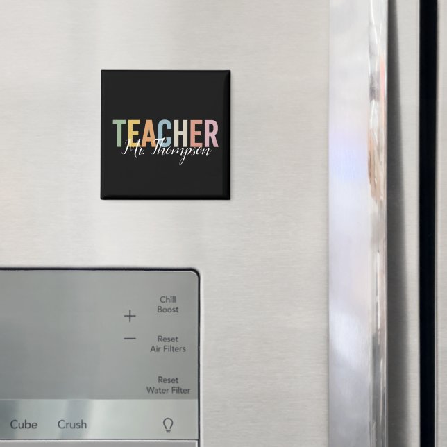 Personalised Teacher Appreciation Back to School  Magnet (In Situ (Fridge))