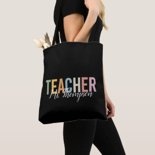 Personalised Teacher Appreciation Back to School  Tote Bag