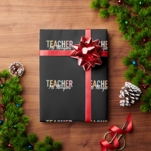 Personalised Teacher Appreciation Back to School  Wrapping Paper