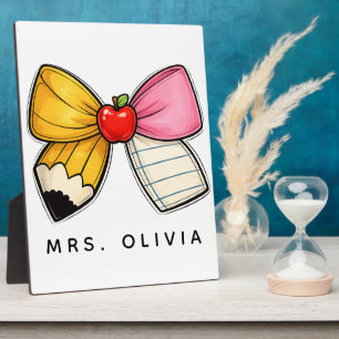Personalised Teacher Appreciation   Custom Teacher Plaque