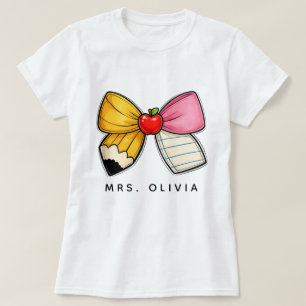 Personalised Teacher Appreciation Custom Teacher T-Shirt