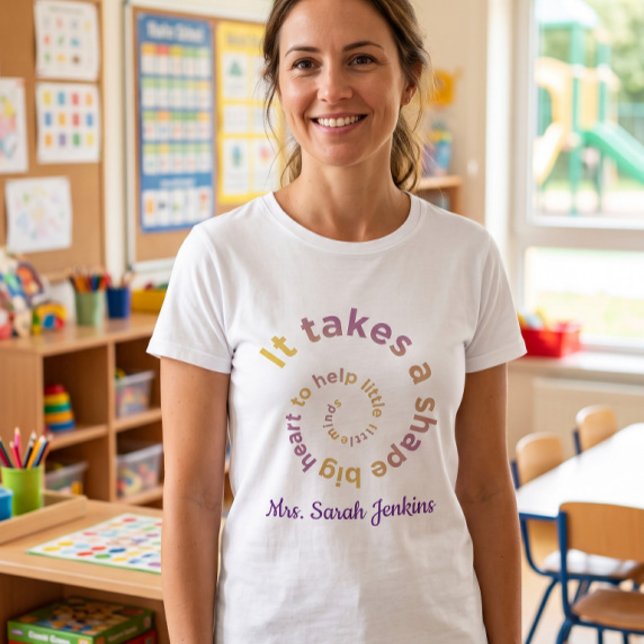 Personalised Teacher Appreciation Gift T-Shirt (Creator Uploaded)
