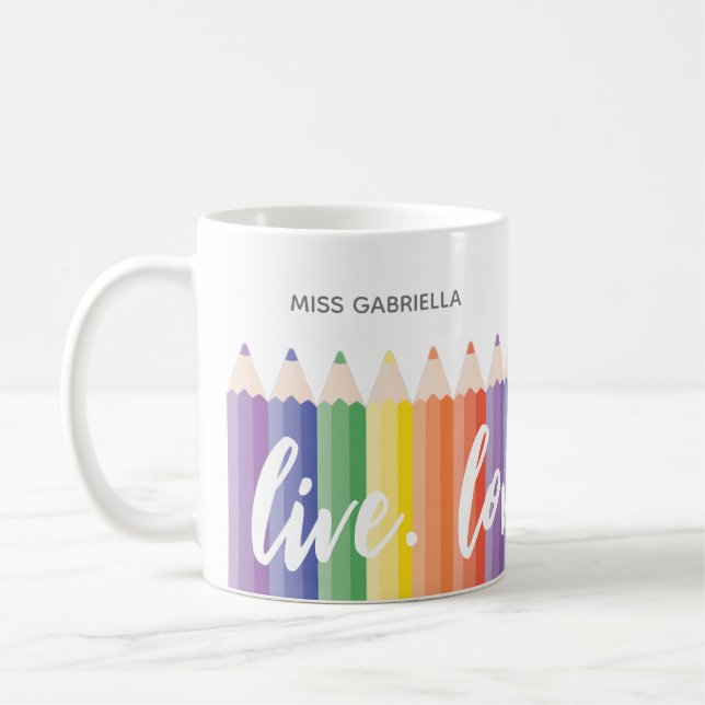 Personalised Teacher Appreciation Mug (Left)