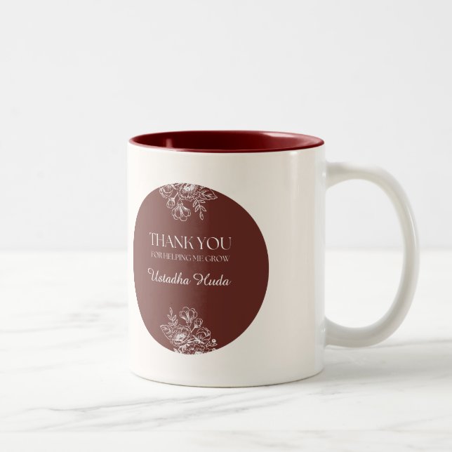 Personalised Teacher Appreciation Mug | Thank You  (Right)