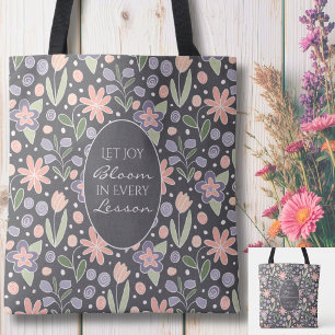 Personalised Teacher Appreciation Tote Bag