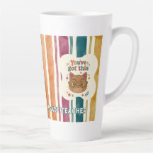 Personalised Teacher Cat Mug | Custom Name & Grade