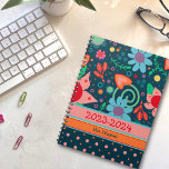 Personalised Teacher Cheerful Pretty Floral Planner<br><div class="desc">Introducing our Personalised Cheerful Floral Planner – a fun and delightful way to stay organised this school year. This personalised planner is perfect for planning meetings, parent, teacher, phone calls, student activities, etc.. A great gift idea that teachers will actually love and use. These navy and pink and customised planners...</div>