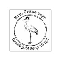 Personalised Teacher Crane Great Work Classroom