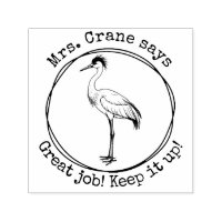 Personalised Teacher Crane Great Work Classroom