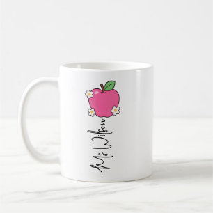 Personalised Teacher cup, Custom Name cute  Coffee Mug
